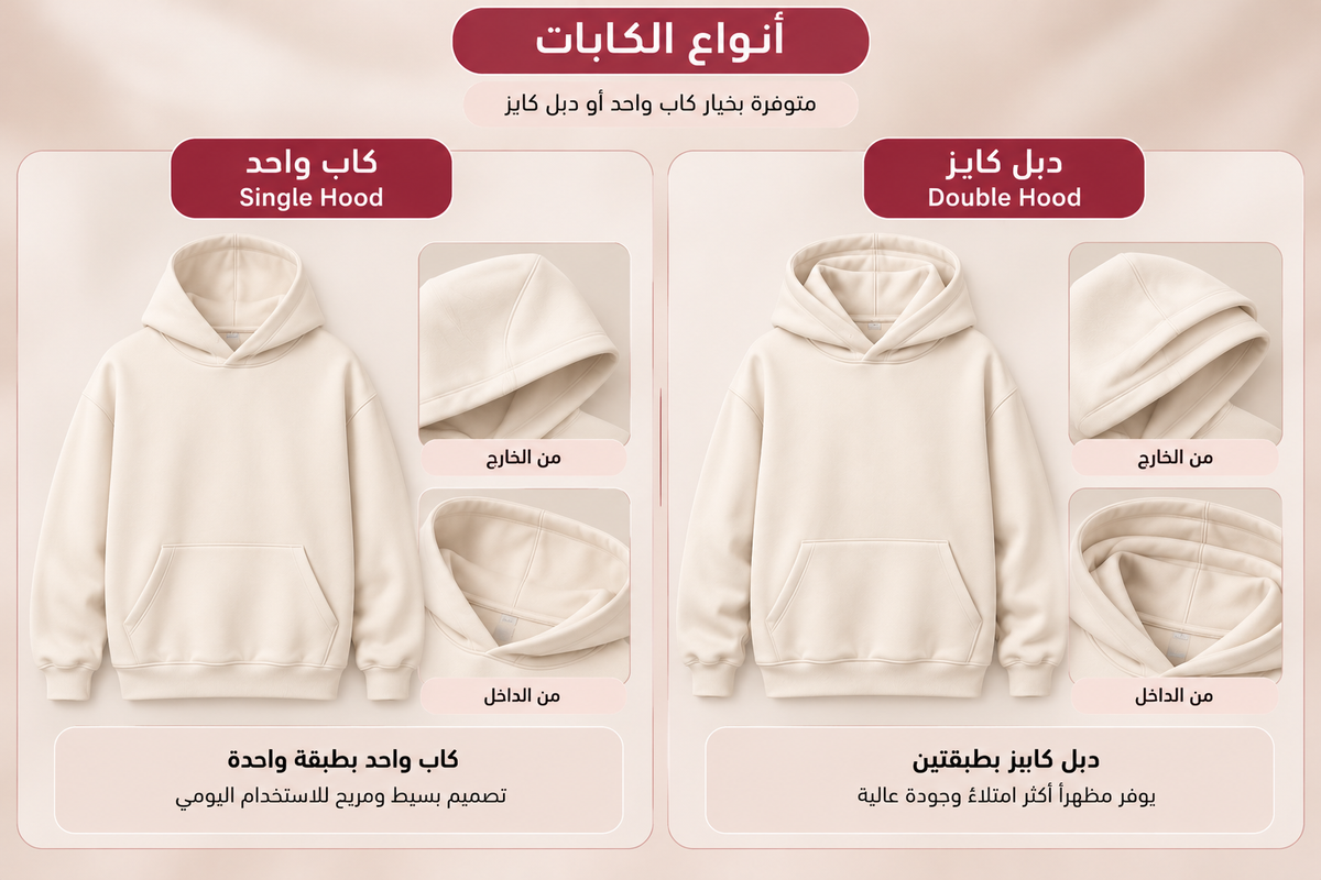 هودي بتصميمك الخاص | Custom Embroidered Hoodie